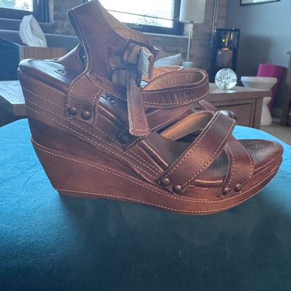 BEDSTU Stylish Brown Leather Sandals - Picture 5 of 8